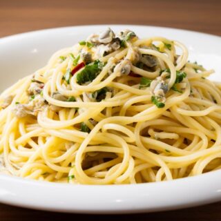 🦪 しじみの旨みをたっぷり引き出した、 風味豊かなペペロンチー…